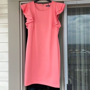 Tommy Hilfiger Short Sleeved Pink Dress